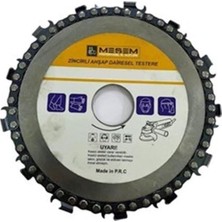 Daisy Home Profesyonel Zincirli Daire Testere, 180 mm Çapında, Metal Kesim Için, Dayanıklı Çelik Malzeme