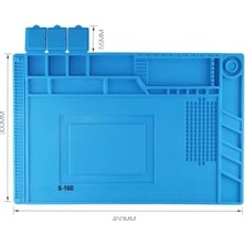 Daisy Home Dayanıklı Silikon Tamir Onarım Lehim Matı Pedi Magnetli-Antistatik (45X30 Cm), Tamir Matı