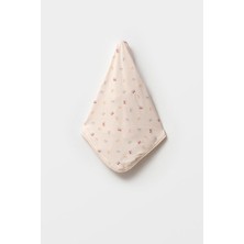 Daisy Home %100 Pamuk Baskılı, Çift Katlı Bebek Battaniyesi (Kelebek)