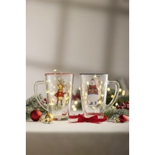 Daisy Home Deer 2'li Kupa Seti Mavi-Kırmızı 400 cc