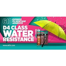 Daisy Home 610 Pu Montaj Yapıştırıcı, Şeffaf, Poliüretan, Hızlı Kuruma, Çok Amaçlı, Güçlü Yapışma, 15 Dakika Pres Süresi