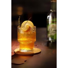 Mi-Ça Home Mithra Life 4 Adet 200 ml Origami Stil Isıya Dayanıklı Borosilikat Cam Su Meşrubat Kahve Bardağı MIT1198