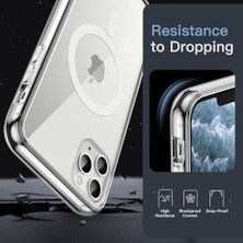 Daisy Home 11 Pro Max Uyumlu Kamera Korumalı Şarj Özellikli Airbag Tasarımlı Şeffaf Silikon Kılıf