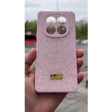 İzel Aksesuar Redmi Note 14 Pro 5g Içi Kadife Taşlı Işıltılı Pırlanta Silikon Kapak Kılıf