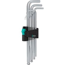 Daisy Home 950 Pkl/9 Sm N Sb Açılı Anahtar Seti, Metrik, Krom Kaplama, 9 Parçalı, 05073391001