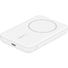 Daisy Home Manyetik Kablosuz Güç Bankası 2.5k (Magsafe ile Uyumlu Taşınabilir Şarj Cihazı, 2500 Mah Küçük Kapasiteli Kompakt Mini Hızlı Şarj, Usb-C - Usb-C Kablo Dahil) - Beyaz