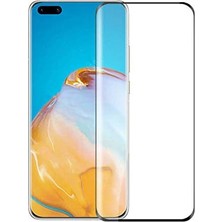 Mi-Ça Home P40 Pro ile Uyumlu Pet Full Ekran Koruyucu Siyah