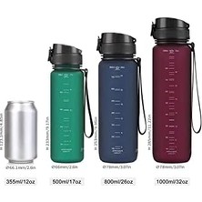 Daisy Home Kilitli Kapak 650 ml Kırılmaz Kırmızı Tritan Matara
