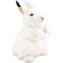 Flamex  Beyaz Tavşan Peluş 28 cm