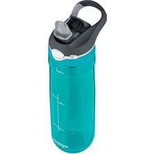Daisy Home Üniseks Ashland Autospout Pipetli Büyük Bpa Içermeyen Plastik Su Şişesi Turkuaz 720 ml