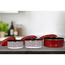 Daisy Home Pr Red Üçlü Saklama Seti