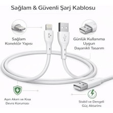 Daisy Home Lightning Uyumlu 1 Metre Şarj Kablosu | 3.0A Hızlı Şarj ve Veri Senkronizasyonu | Akıllı Devre Korumalı, Günlük Kullanıma Dayanıklı Tasarım