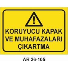 Outdoor One İŞ GÜVENLİĞİ UYARI LEVHASI 1 ADET PVC 21 X 29CM