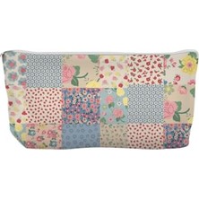 Daisy Home Kanvas Bez Kalemlik, Kalem Kutusu, Cüzdan, Körüklü, Iç Astarlı, 21X10X6CM (Gülistan)