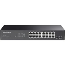 Daisy Home MS116GS; 16-Port Gigabit Portlu, Metal Kasalı, Qos Özellikli, Kurulum Gerektirmeyen Tak ve Çalıştır Özellikli Switch