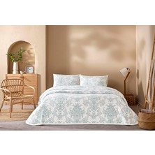 Daisy Home Baskılı Bovary Standart Pamuk Nevresim Takımı, Mavi, Çift Kişilik