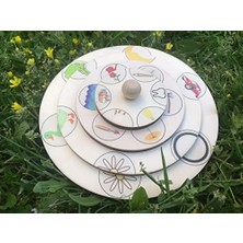 Daisy Home Bilge Güneş Bütünleştirme ve Ilişkilendirme Çarkı, Eğitici ve Zekâ Geliştirici Doğal Ahşap Oyuncak, Duygusal Zekâ ve Analitik Zekâ Desteği Bir Arada, Bilişsel Gelişim ve Görsel Hafıza Gelişimi.