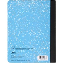 Daisy Home Kompozisyon Defterleri, 6'lı Paket, Geniş Çizgili Kağıt, 7-1/2 "x 9-3/4", 100 Yaprak, Çeşitli Parlak Renkler (950054-ECM)