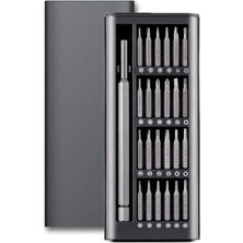 Daisy Home Hassas Tornavida Seti, Yıldız Başlı ve Düz Başlı 25'i 1 Arada Küçük Tornavida Seti, Elektronik, Pc ve Gözlük Tamiri Için Manyetik Mini Tornavida Seti