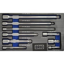 Daisy Home Uzatma Kol Set 9 Parça 1/4 3/8 1-2