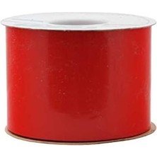 Daisy Home Berwick Offray Plastik Parlak Kurdele-2-1/2 Geniş x 50 Yards-Kırmızı Kurdele