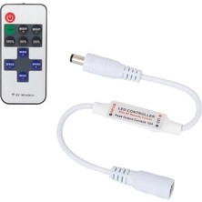 Daisy Home 12 Amper Kumandalı Şerit LED Dimmer Kontrol Cihazı Kumanda - Parlaklık Seviyesi Ayarı Yapılabilir, Çakar Modlu