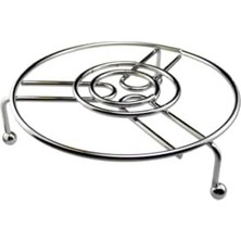 Daisy Home Metal Ayaklı Yuvarlak Paslanmaz, Krom Kaplama, Şık ve Dayanıklı Masa Koruyucu