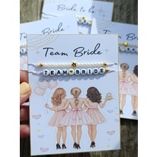 GHL Story Inci Gelin ve Nedime Bilekliği, Bride-Team Bride, Gelin Bilekliği, (1 Adet Gelin+5 Adet Nedime ))