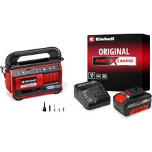 Daisy Home Pressıto 18/25 Hybrid, Akülü-Elektrikli Kompresör + 18V 4,0 Ah Pxc Starter Kit, Akü & Şarj Cihazı