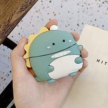 Daisy Home Oppo Enco Air 2 Pro Için Kılıf Figürlü Silikon Crtn-Fgr-Ct-Dnzr-Ysl [enco Air 2 Pro ile Uyumlu Kılıf - Açık Yeşil]