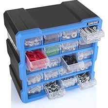 Daisy Home Super Bag Mono Blok Çekmece Seti 20'li Organizer Seti Monoblok Çekmece Vida Dübel Kutusu Takı Kutusu ASR6006