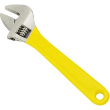 Daisy Home 25 cm Ayarlı Kurbağacık Anahtarı – Sarı Saplı Profesyonel Ingiliz Anahtarı