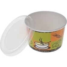 Daisy Home Marifetlerim - Kapaklı Karton Çorba Kasesi 25 Adet 16 Oz