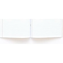 Daisy Home Colors A4 80 Yaprak Çizgili Defter 3'lü Paket, Somon, Pembe, Mavi