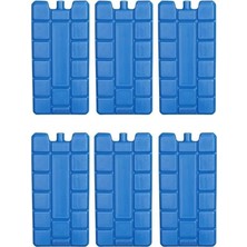 Daisy Home Buz Aküsü Soğutma Özellikli Sıvılı 400 ml Kaset Termos Buz Aküsü 60 Saat Koruma 6 Adet