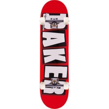 Baker 8,0 Brand Logo Wht Complete Kaykay