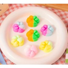 Daisy Home 6 Adet Sevimli Mini Sukuşi Kedi Patisi Oyuncaklar, Mochi Squishy Yumuşak Kedi Pençesi, Önleyici Oyuncaklar, Çocuklar ve Yetişkinler Için Sıkmalı Oyuncaklar, Rahatlatıcı Oyuncaklar ve