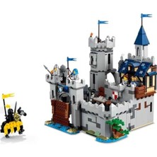 Daisy Home 3'ü 1 Arada Orta Çağ Atlı Şövalye Kalesi 31168-9 Yaş ve Üzeri Çocuklar Için Hem Cirit Seti Hem De Kasaba Olarak Inşa Edilebilen Yaratıcı Oyuncak Yapım Seti, Eşsiz Hediye FIKRI(1371 Pr)