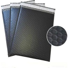 Daisy Home Balonlu Kargo Poşeti, Bantlı Siyah E Ticaret Poşeti 5 Adet, 25X35+5