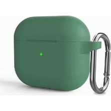 Daisy Home (5893) Çam Iğnesi Soft Renk Darbe Emici Çengelli Silikon Kulaklık Kılıfı Pro 2 ile Uyumlu