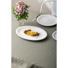 Daisy Home Istanbul Porselen Manolya Kayık Tabak 35 cm