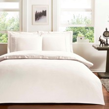 Daisy Home Pamuk Sambre Nevresim Takımı Ekru Çift Kişilik