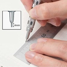 Daisy Home 1000 Metal Gövdeli, Gizli Uçlu, Teknik Çizim ve Yazı Için Mekanik Kurşun Kalem, 0.9 Mm, Orijinal Kutusunda
