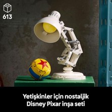 Daisy Home | Pixar Luxo Jr. 21357 - Hayranı Yetişkinler Için Koleksiyonluk Sergileme Modeli Yapım Seti, Özel Gün Hediye Fikri (613 Parça)
