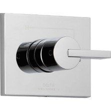 Daisy Home Vero 14 Serisi Tek Işlevli Duş Kolu Valfi Kiti, Krom T14053 (Vana Dahil Değildir)