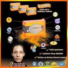 Daisy Home Kojik Asit & Zerdeçal Sabunu 3 Adet x 140 gr Leke ve Sivilce Karşıtı Kojic Acid - Kolajen - Aha Bha - C Vitamini - Hyaluronic Acid - Shea Butter Yağı Içerikli Aydınlatıcı Sabun