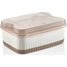 Daisy Home Rüya Süzgeçli Saklama Kabı 4500 Ml, Kumsal