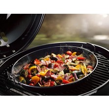 Daisy Home Aygaz Gurme Set 420, Porselen Emaye Tava ve Delikli Plaka Tabak, Barbekü Izgara, Buharda Pişirme, 420 Serisi Barbekülerle Uyumlu