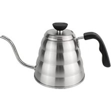 Daisy Home Epinox Barista Kahve Gooseneck Kettle - Çelik Kahve Demleme Dripper Kettle - Indüksiyonlu - Paslanmaz Çelik - 1200 ml