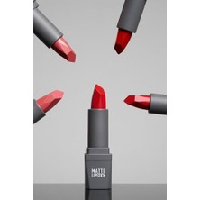 Daisy Home Yoğun Renk Veren Uzun Süre Kalıcı Nemlendirici Kadifemsi Mat Ruj - Matte Lipstick 409 Rose Apricot